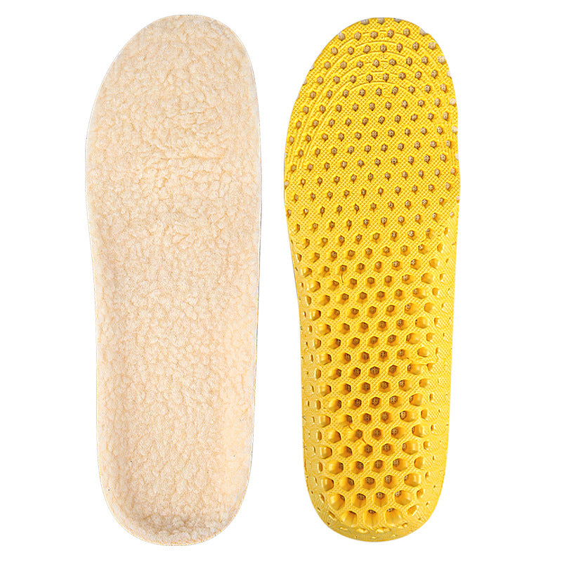Shoes Inserts Fleece Insoles Warm Sports Insole Soft Lambs Wool Insoles