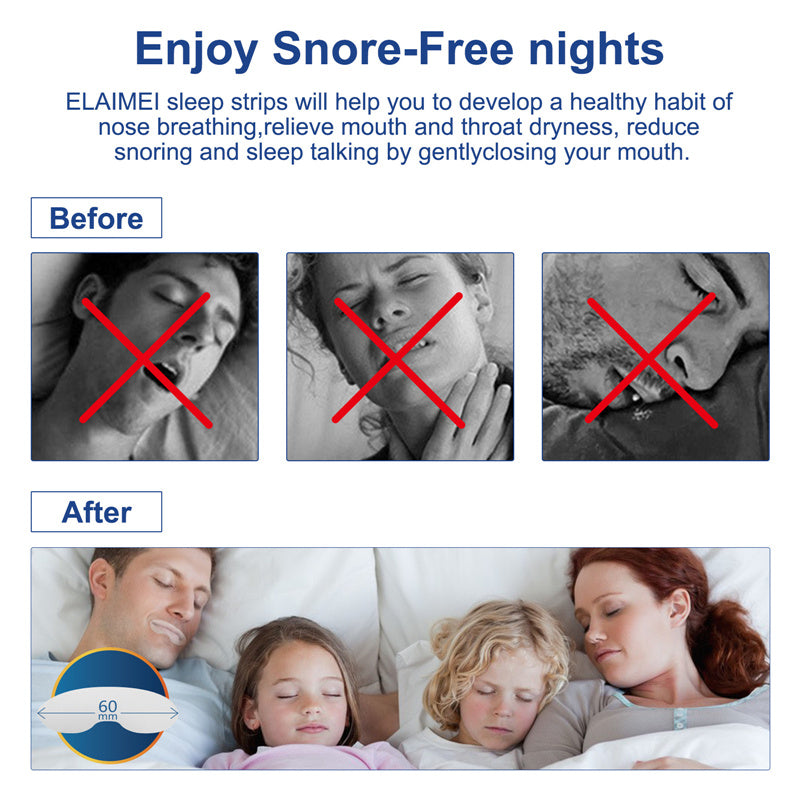 Sleep Strips Reduce Snoring and Help Sleep Smoother with 90Pcs