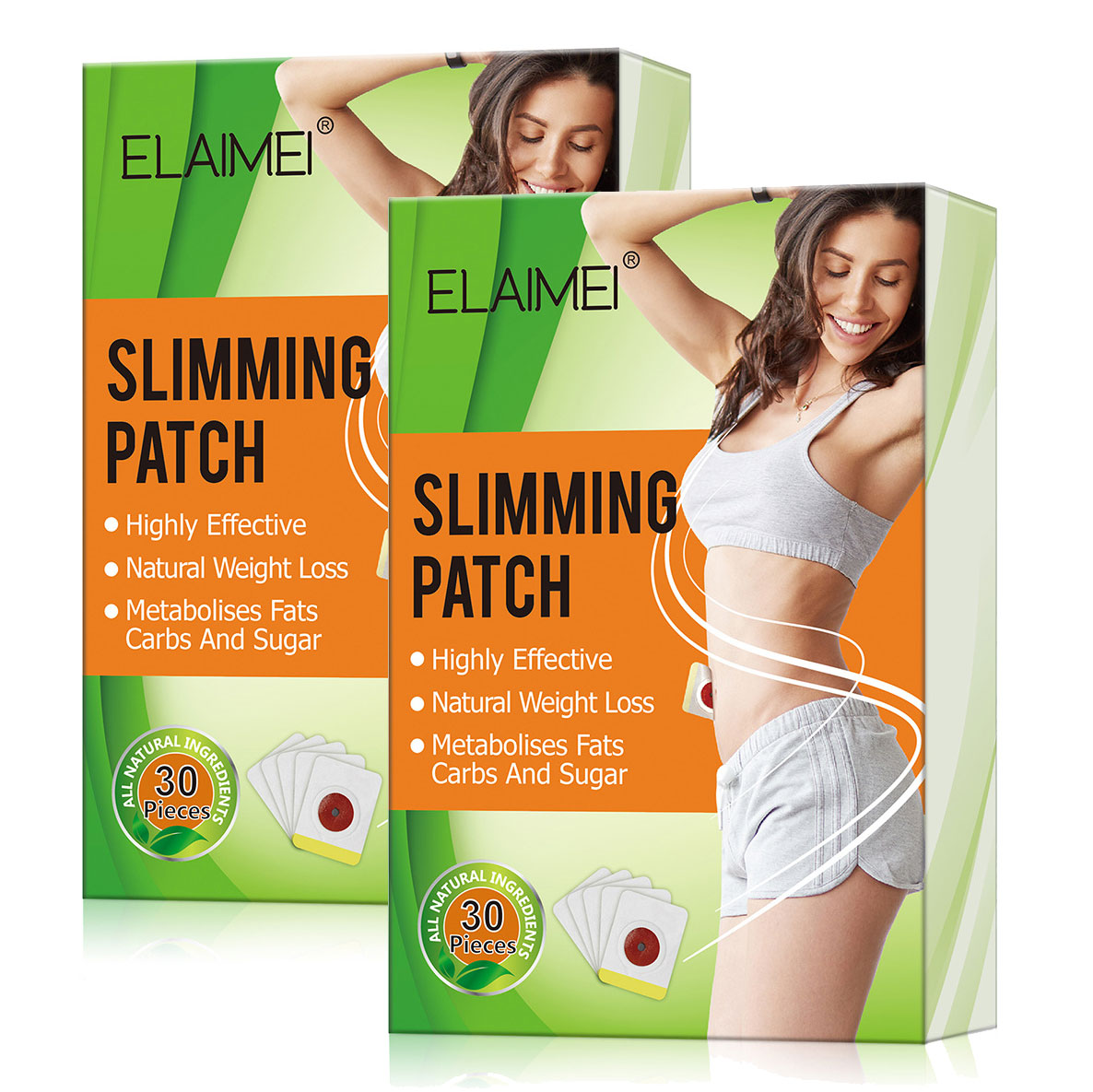 5/10/20/30/40/50 Pack Lazy Weight Loss Belly Fat Burning Patches Stomach  Abdomen Slimming Navel Stickers, Slimming Patches,Slimming Patch