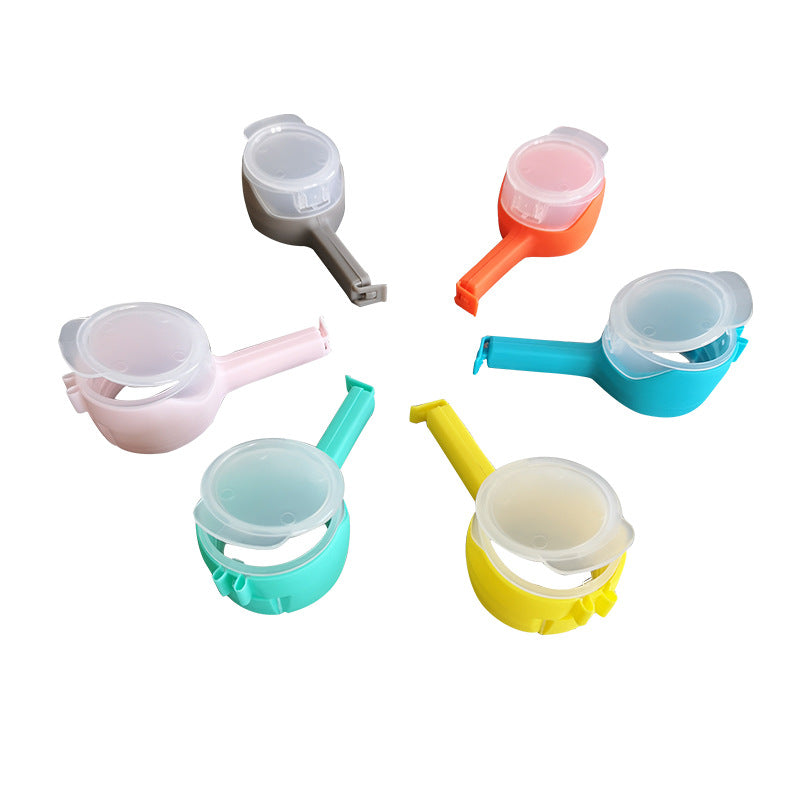 3pcs Snack Food Bag Sealing Clips with Pour Spouts