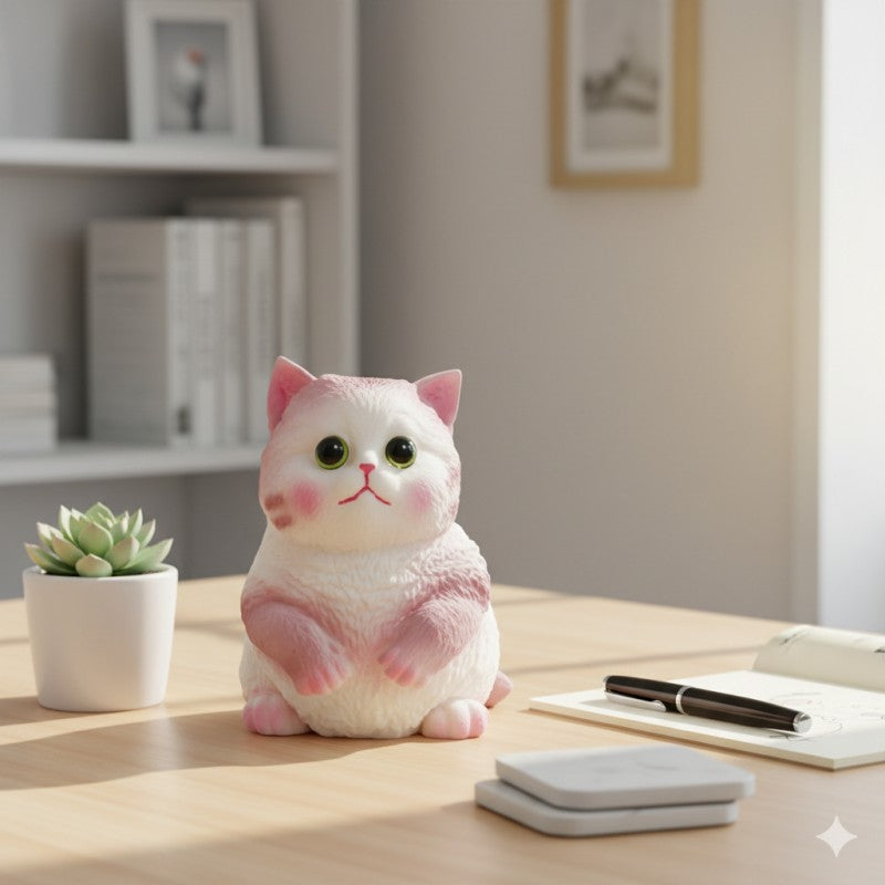 Squishy Cat Soft Stress Relief Kitty Squeeze Toy Cute Cat