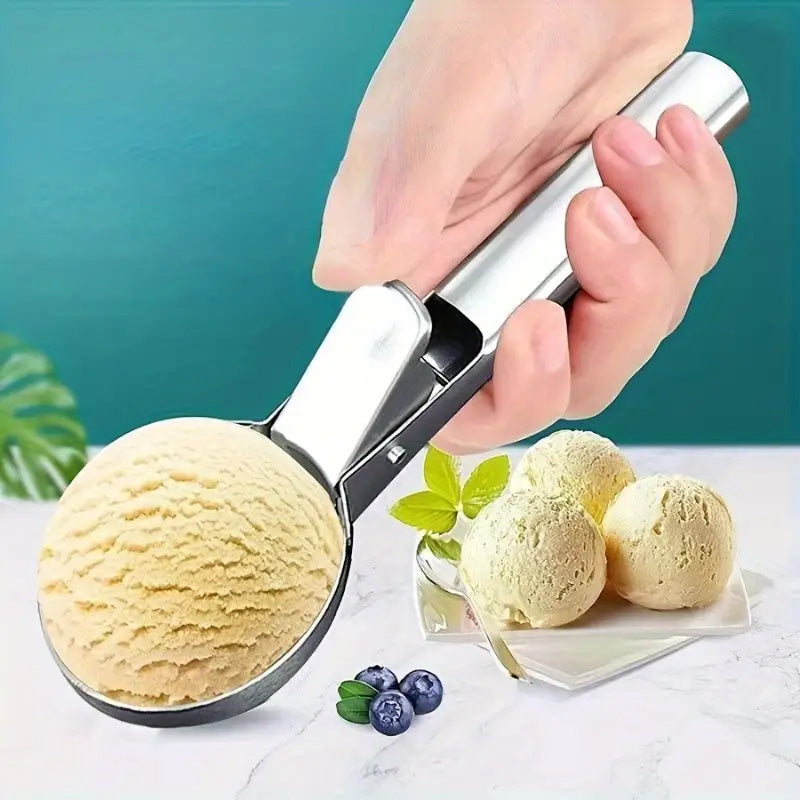 Stainless Steel Ice Cream Scoop With Trigger