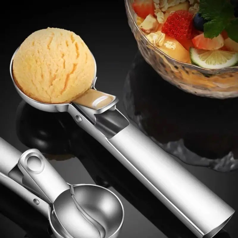 Stainless Steel Ice Cream Scoop With Trigger