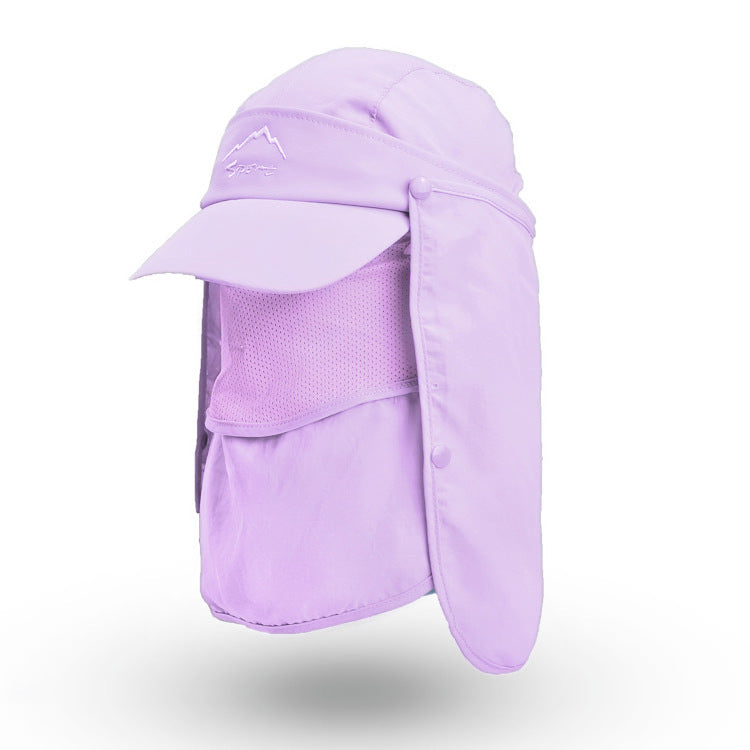 Sun Hat Safari Cap with Removable Face Neck Flap Cover