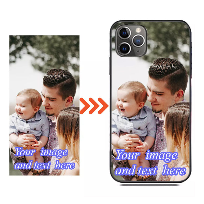 Personalized phone case for Iphone - Liquid Silicone Soft Customized iPhone case