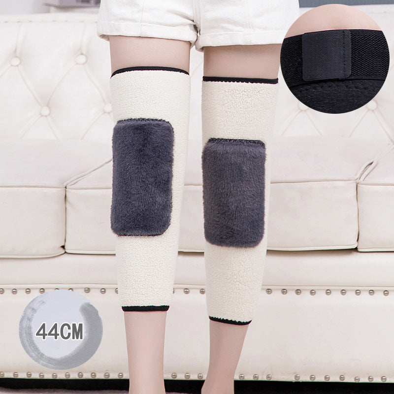 Thicken Prevent Arthritis Knee Warmers Thermal Plush Leg Knee Pad