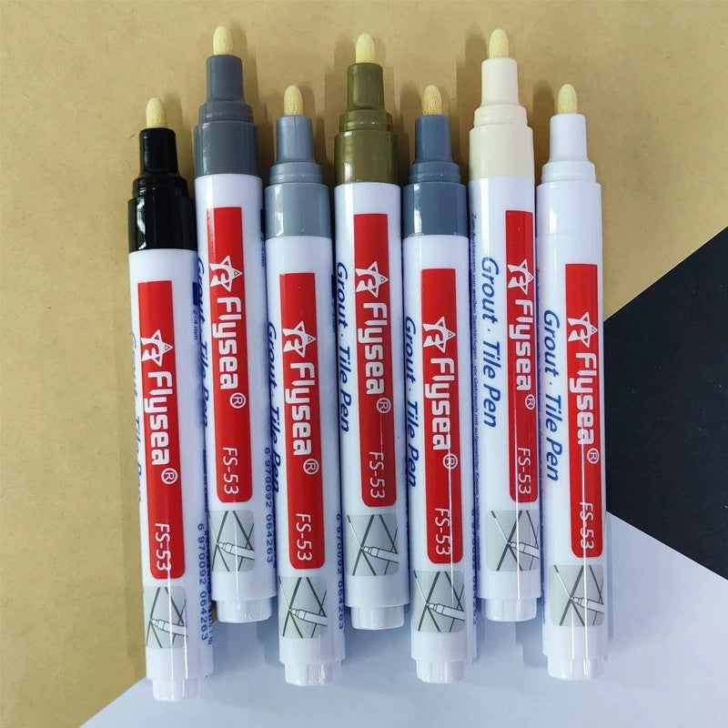 Tile Repair Pen Wall Gap Refill Agent Grout Refresher Marker Bathroom
