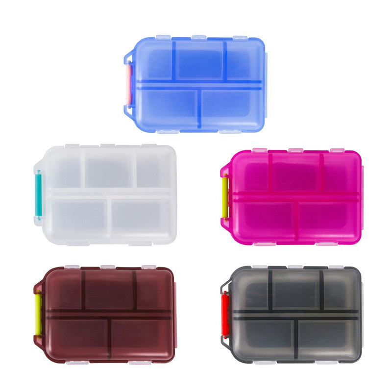 10 Grid Compartments Pocket Travel Pill Boxes Organizer
