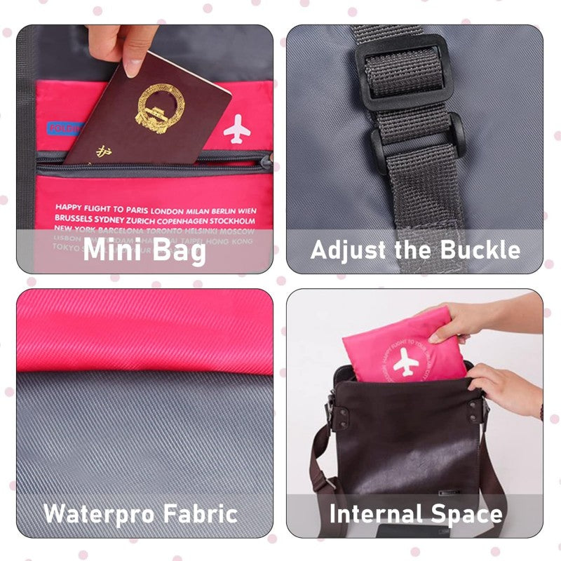 Lightweight Foldable Travel Duffel Luggage Bag