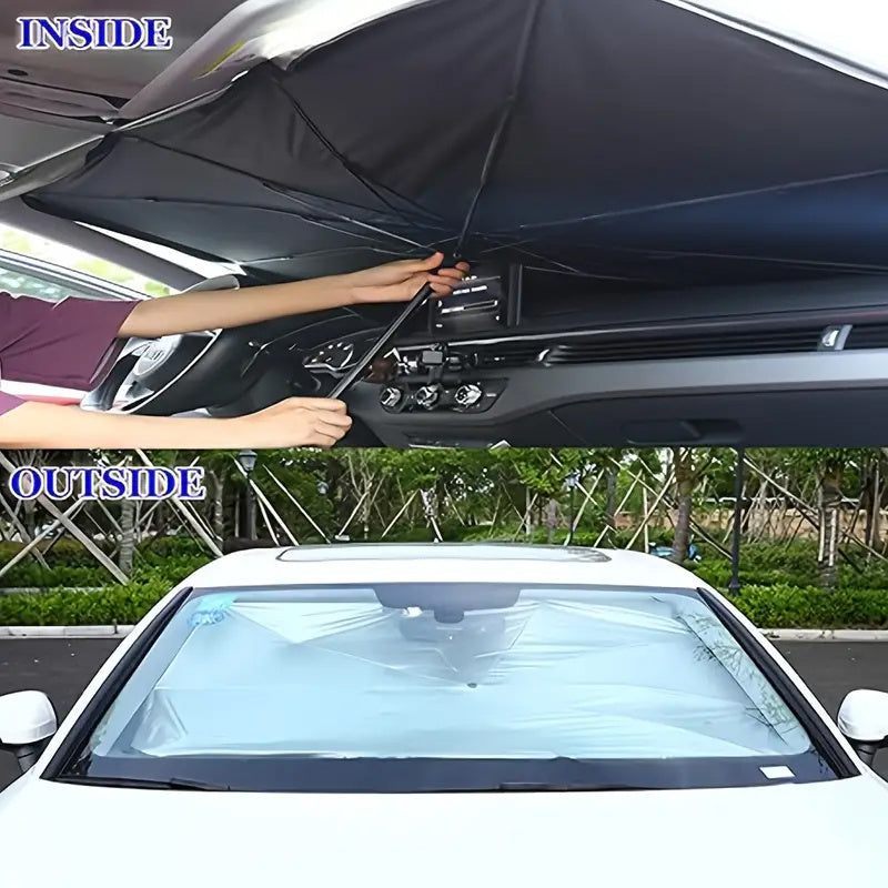 UV Protection Car Sunshade Easy-Install Portable Foldable for Vehicle Sun Defense