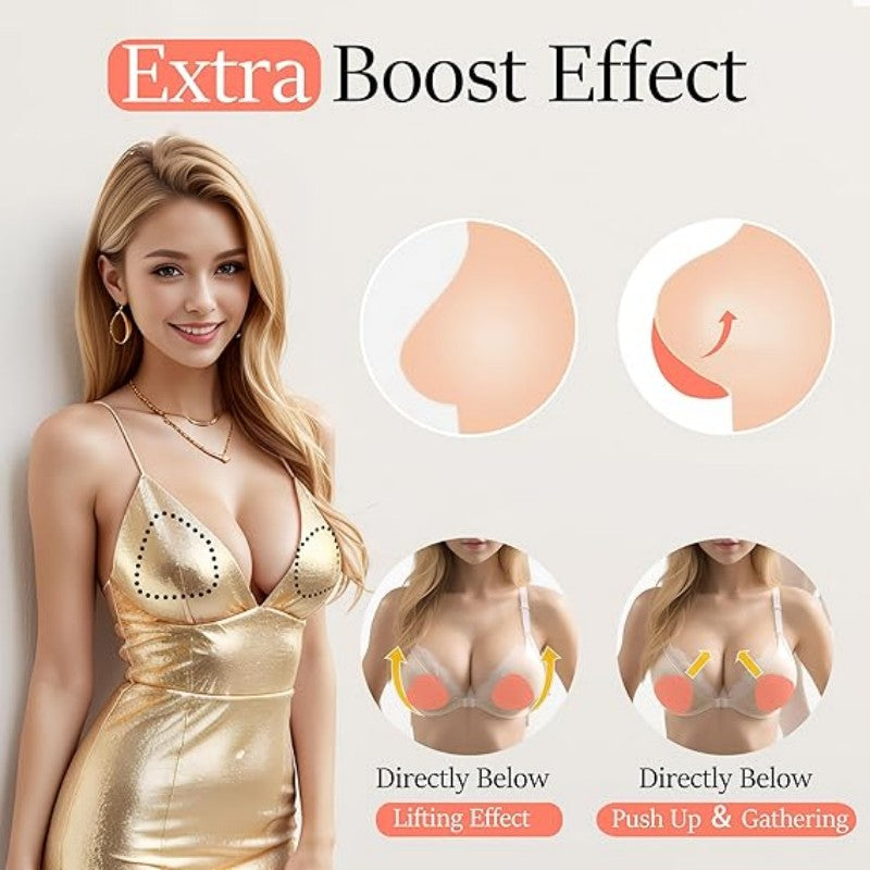 Double-Sided Adhesive Ultra Push Up Sticky Bra Pads