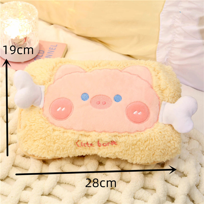 Cute Plush Cover Pouch for Hand Warmer Hot-Water Bag