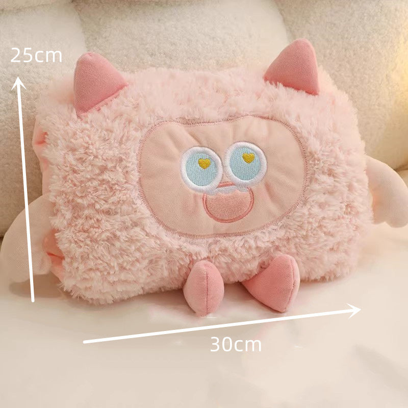 Cute Plush Cover Pouch for Hand Warmer Hot-Water Bag