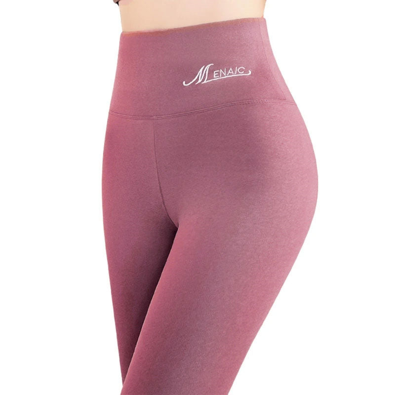 Pink cozy clearance high waist leggings