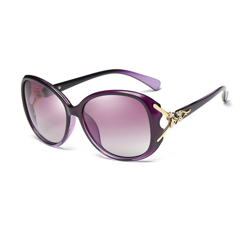 Retro Fox Oversized Sunglasses for Women UV Protection