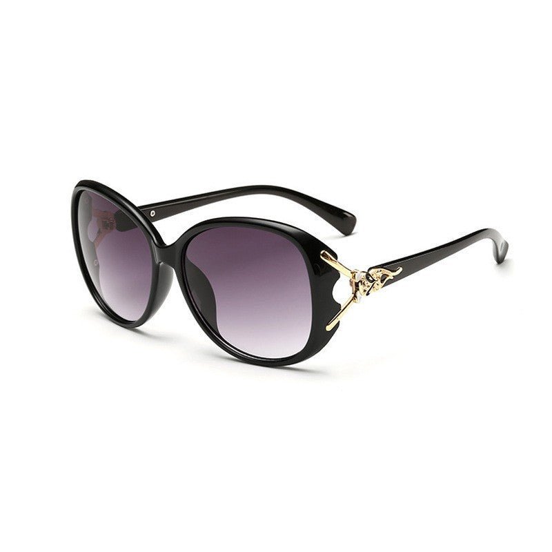 Retro Fox Oversized Sunglasses for Women UV Protection