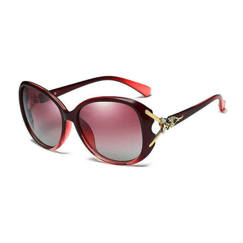 Retro Fox Oversized Sunglasses for Women UV Protection