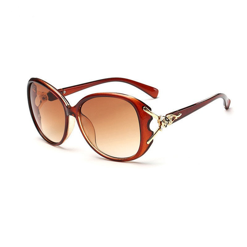 Retro Fox Oversized Sunglasses for Women UV Protection