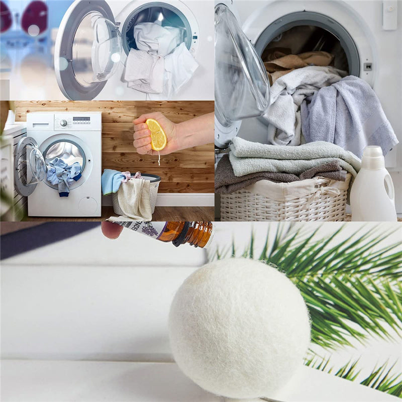 10PCs Machine Pet Hair Catcher Remover Wool Laundry Dryer Ball