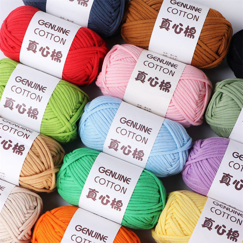 Cotton Light Knitting and Crochet Yarn Soft Versatile Durable Wide Color Range