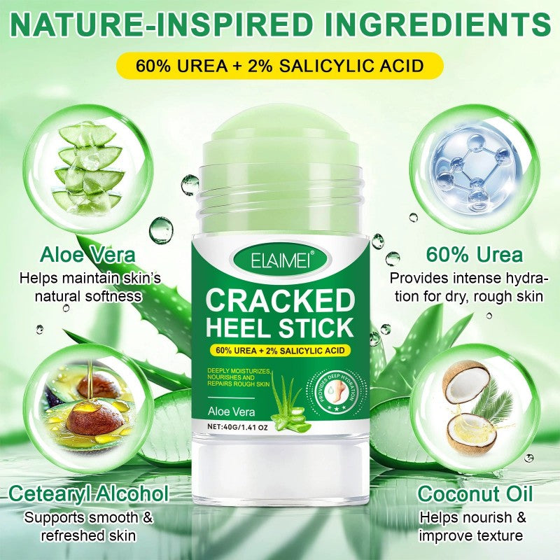 Aloe Vera Urea 60% Foot Balm Stick – Deep Repair for Cracked Heels