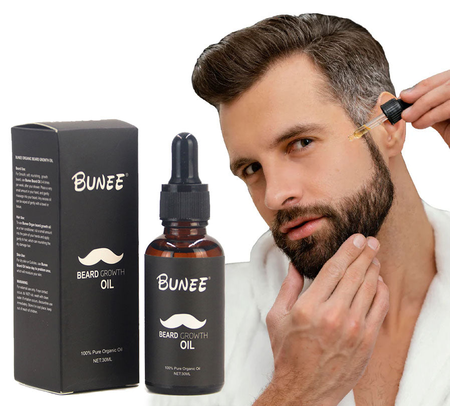 Beard Growth Oil 30ml - Stimulate Beard Growth Serum Facial Hair Treatment