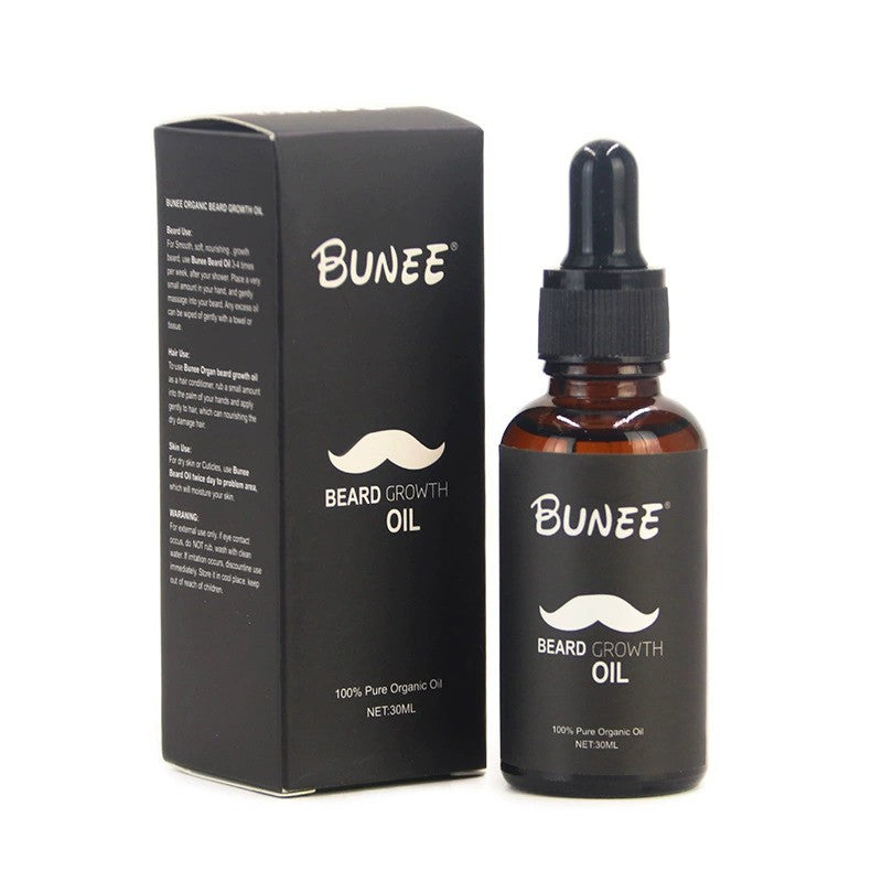 Beard Growth Oil 30ml - Stimulate Beard Growth Serum Facial Hair Treatment