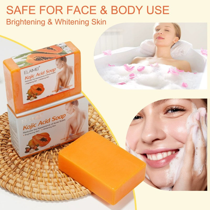 Papaya Soap – Natural Skin Brightening&Exfoliation