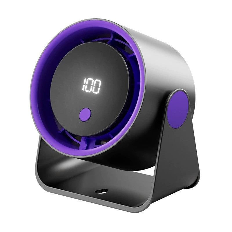 Strong Wind Ultra Quiet Portable Rechargeable Desk USB Fan