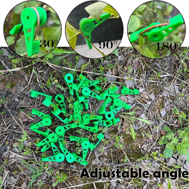 Adjustable 360 Degree Plant Stem Training Clips