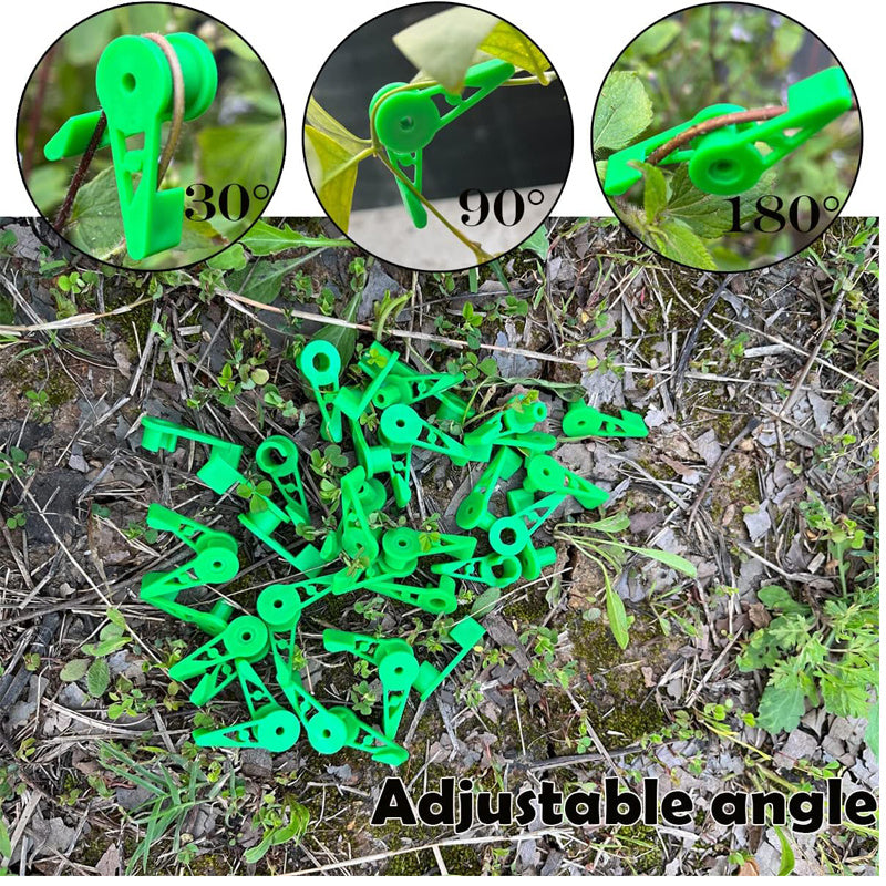 Adjustable 360 Degree Plant Stem Training Clips