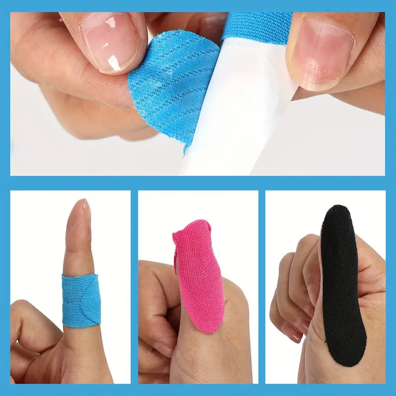 10Pcs Elastic Breathable Thumb Support Brace Wrap Hand Guard Patches