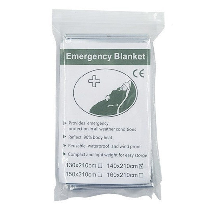 Survival Warm Thermal Blankets Reflective Aluminum Foil Emergency Outdoor Protection