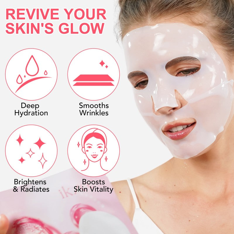 Collagen Face Hydrogel Anti Wrinkle Facial Moisturizing Mask