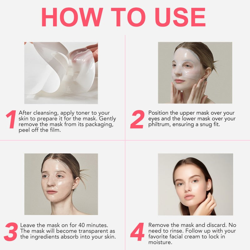 Collagen Face Hydrogel Anti Wrinkle Facial Moisturizing Mask