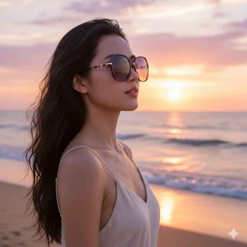 Women's Fashion Sunglasses with UVProtection & Stylish Oversized Frame ﻿ ﻿