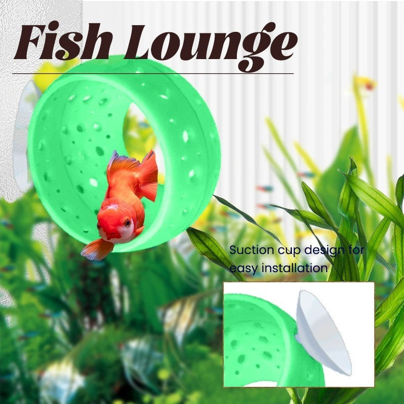 2pcs Fish to Swim-Through Fish Lounge Cave for Aquarium Decorations