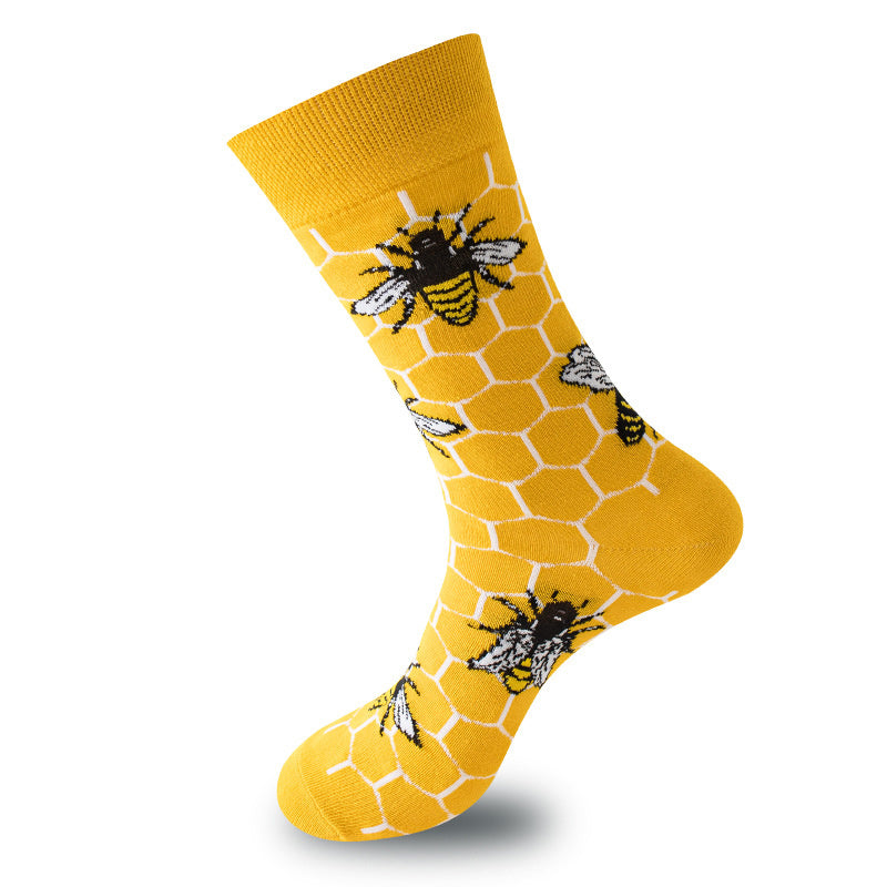 Unisex Animal Trendy Socks Cute Fun Pattern Novelty Mid-Calf Socks