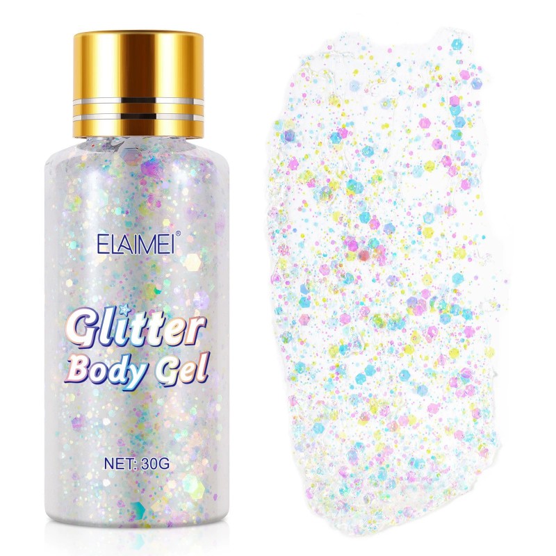 Face Party Glitter Eye Glitter Hair Body Decor Sequins Eyeshadow Glitter Gel