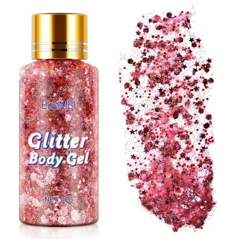 Face Party Glitter Eye Glitter Hair Body Decor Sequins Eyeshadow Glitter Gel