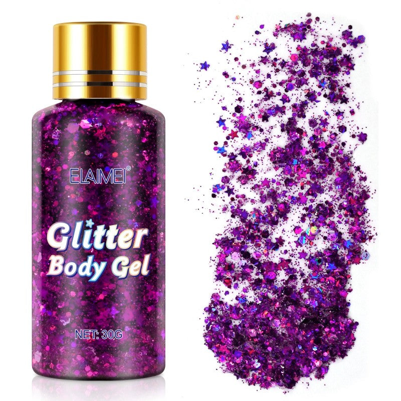 Face Party Glitter Eye Glitter Hair Body Decor Sequins Eyeshadow Glitter Gel