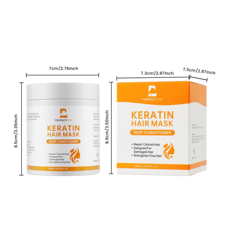 Professional Keratin Hair Mask - Hair Treatment Mask for Dry Damaged Hair