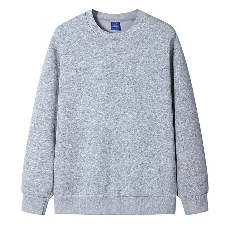 Heavyweight Crewneck Sweatshirt Oversized Casual Cotton Tops for Men & Women