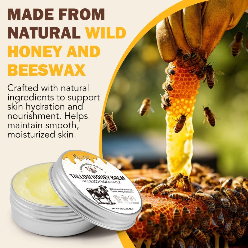 Tallow Honey Butter Balm Moisturizer Hydrating Cream for Skin Face Body