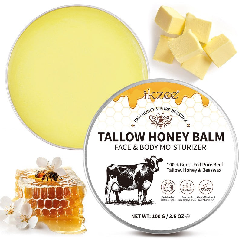 Tallow Honey Butter Balm Moisturizer Hydrating Cream for Skin Face Body