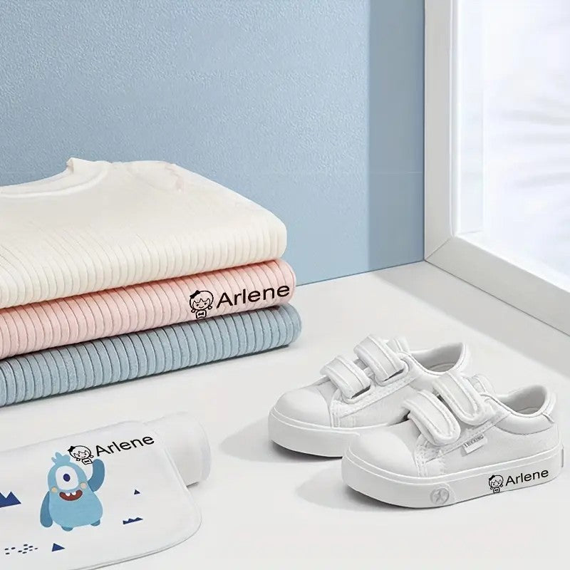 Large Personalized Name Stamp for Clothing – Washable & Permanent