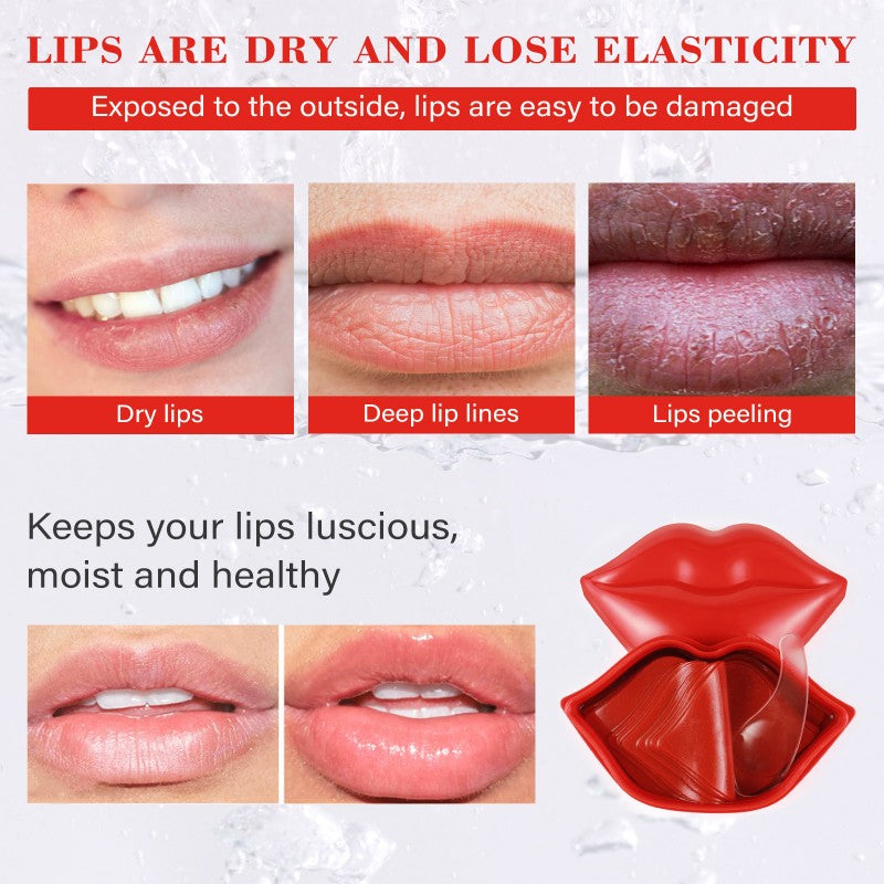 20pcs Overnight Lip Moisturizing Masks – Deep Hydration & Soft, Smooth Lips