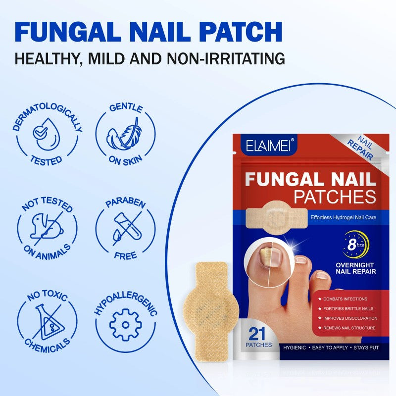 21Pcs Nail Treatment Repair Patch Toenail Pads