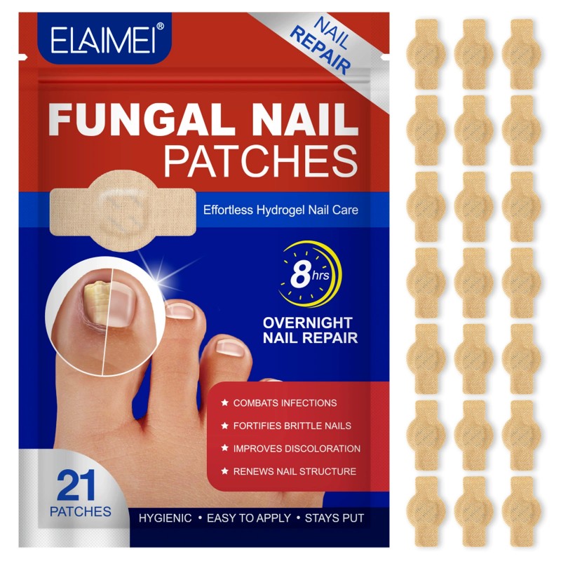 21Pcs Nail Treatment Repair Patch Toenail Pads