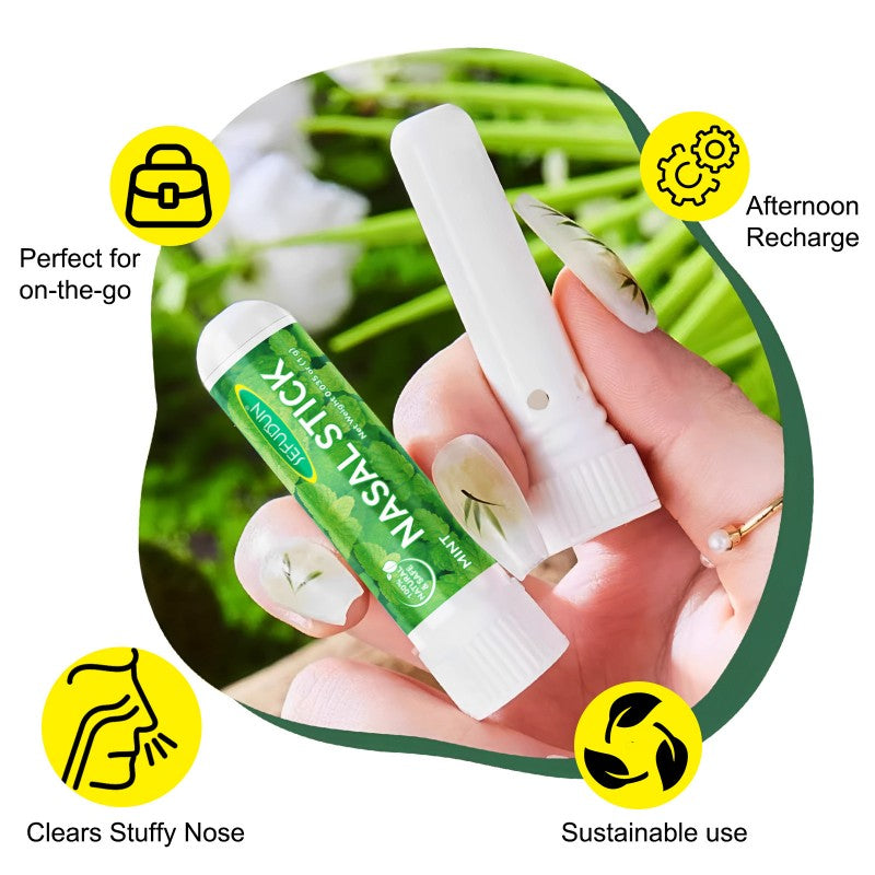 4X Nasal Stick Inhaler Mixed Nasal Stick Set Enhances Focus Breathing